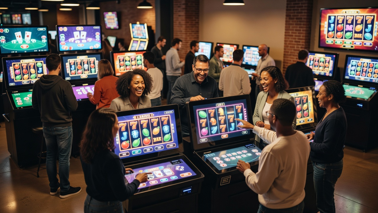Signalcuriohb Social Casino Community Visual highlighting fun digital games and interactive reels